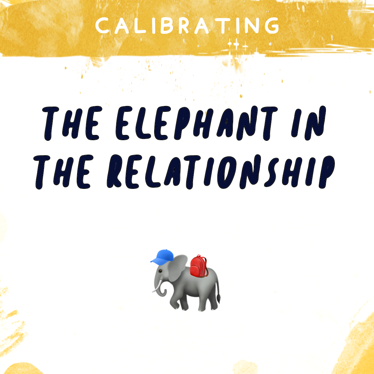 The Elephant In The Relationship